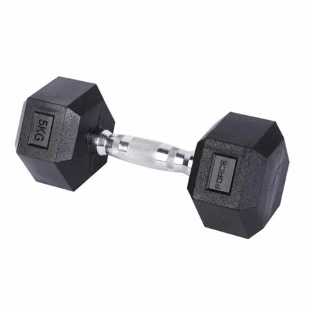 Mancuerna Force By Gadnic 5 kg Hexagonal Engomada