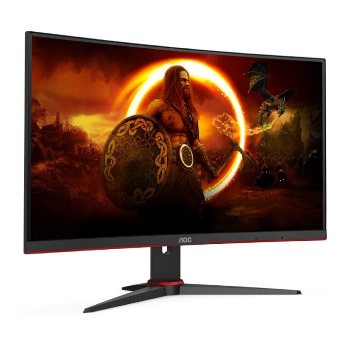 MONITOR GAMER AOC C27G2ZE - LED 27" 240 HZ, NEGRO,CURVO, 1920x1080, 0,5 MS - Vista 2