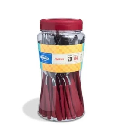 Juego De Cubiertos 20 Piezas Itaparica ROJO 6000757