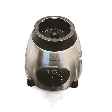 LICUADORA DE ACERO CON JARRA DE VIDRIO 1.5LTS KEN BROWN 800W KBL-800