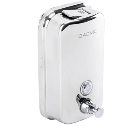 Dispenser de Jabón Liquido Gadnic Metálico 800ml Baño y Cocina
