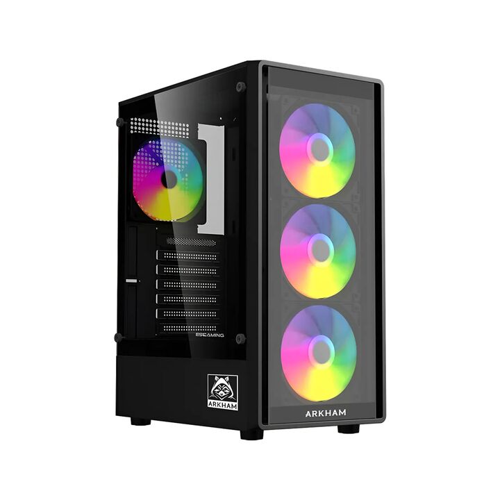 Gabinete Arkham Cancri Eco 4xFan ARGB ATX - Vista 1