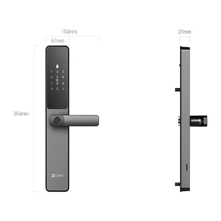 Cerradura Ezviz Smart Home DL05 Huella - Vista 2