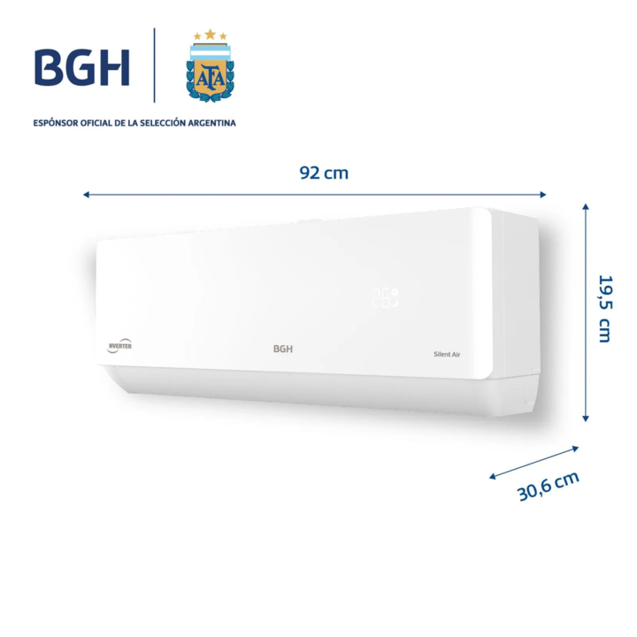SPLIT BGH INVERTER SILENT AIR BSI52WCLW 5250W F/C - Vista principal
