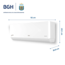 SPLIT BGH INVERTER SILENT AIR BSI52WCLW 5250W F/C - Miniatura 1