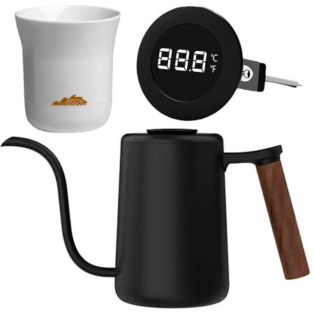 Kit de TimeMore Cafetera Manual Termómetro Digital Taza de Café