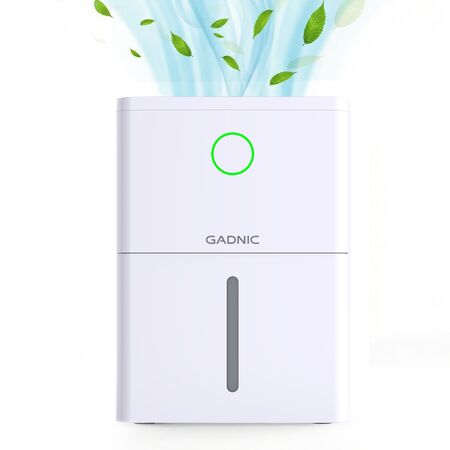 Deshumidificador Portatil Gadnic 6L 180W Tanque 1.7L Bajo Ruido 40dB Control Electronico