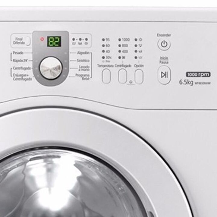 Lavarropas SAMSUNG SWW65M0NHWU 6.5kg 1000RPM carga frontal blanco - Vista 2