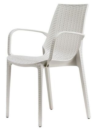 Silla Plástica Simil Ratán Melody Quality Plastic