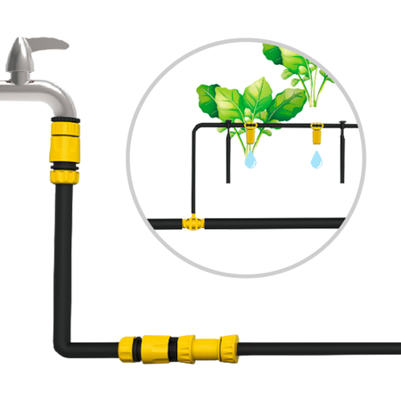 Sistema de Irrigación Por Goteo de 61 Piezas Konan