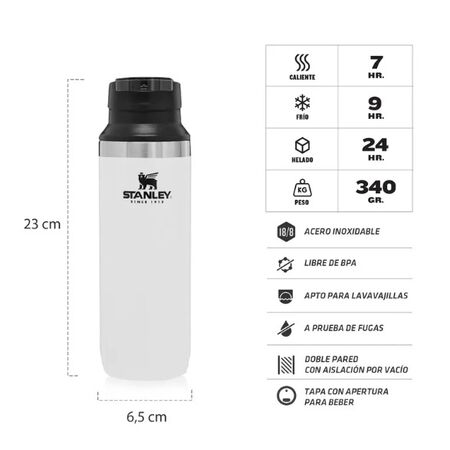 Botella Termica Stanley Travelmug Switchback 16Oz Polar 10-02285-028