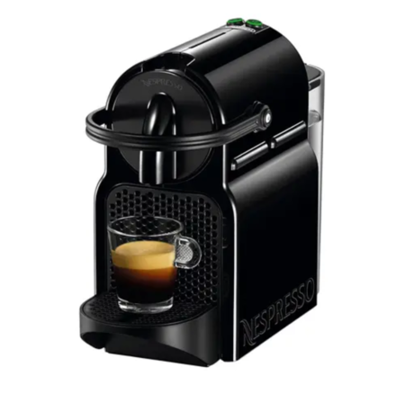 Cafetera Nespresso Inissia Black C40 Cafetera Cápsulas 19 Bares