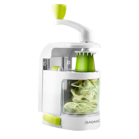 Picadora Manual Gadnic Cortador De Verduras 4 Modos de Corte en 1 Solo Giro