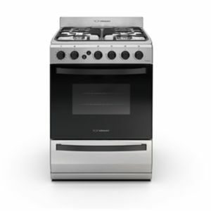 COCINA ORMAY TEMPO ACERO MULTIGAS 4H.REJILLAS FUNDICION - 4608193