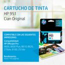 Cartucho de Tinta HP 951 CN050AL CYAN original PRO 8100 8600 - Miniatura 2