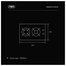 Anafe TST Spezia 2 Hornallas - Miniatura 2