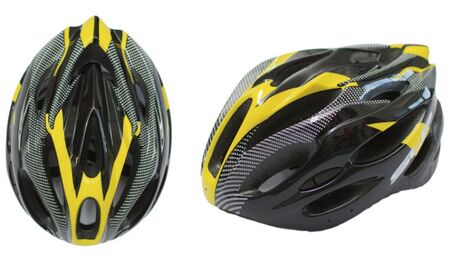 Casco Slp Wt-032 C/Regulador Y Visera Amarillo