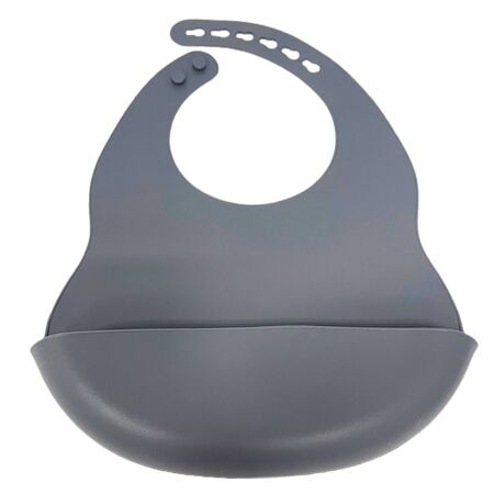 Set de Alimentación Gris para Bebés Gadnic Silicona Premium