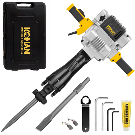  Martillo de Demolición Eléctrico Konan 2100W Hex. 30 mm 