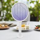 Raqueta Mata Mosquitos Recargable usb Con Base Klasse (KS2400) - Miniatura 4