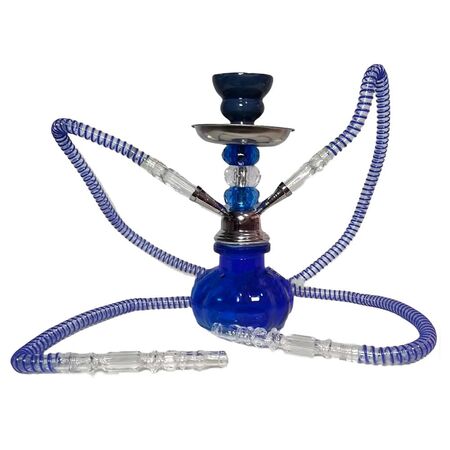 Pipa De Agua Gadnic Narguile Dos Mangueras Hookah Shisha (Azul)