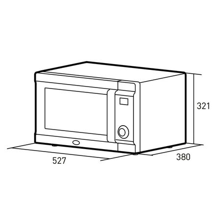 Microondas Air Fryer 4 En 1 De 28 LT TST