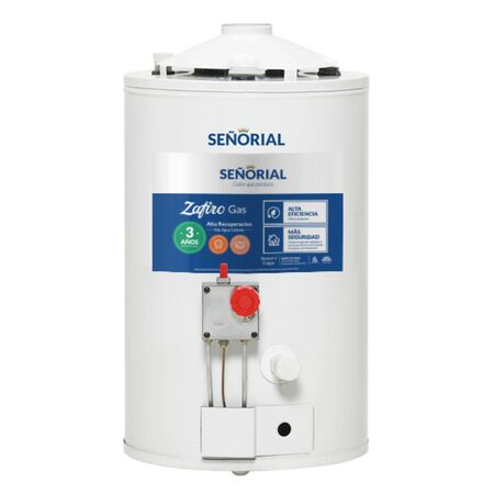 TERMOTANQUE A GAS SEÑORIAL ZAFIRO 30LT