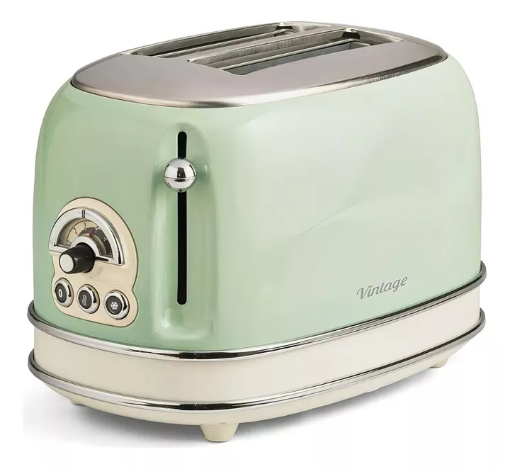 Tostadora Eléctrica Ariete Vintage Verde 2 Ranuras - Vista 1