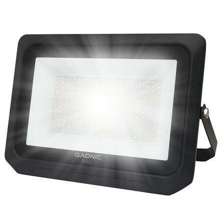 Reflector Led Blanco Gadnic 200W Exteriores Alta Potencia 6500k