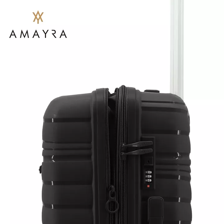 Set Valijas Negro Amayra PP 20 y 24 - Vista 6
