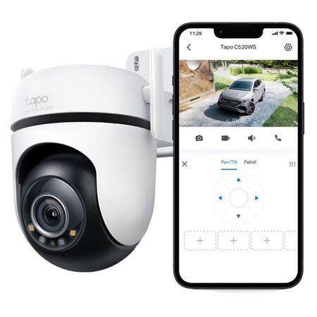Cámara Ip Cloud Tp-Link Tapo C520Ws 2K Qhd Ext Ptz