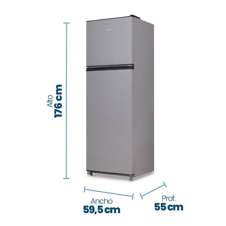 Heladera PHILCO PHCT302X 298lts ciclica color Inox - Vista 3