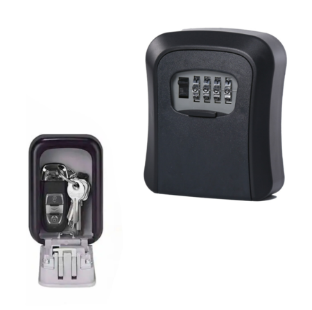 Caja Fuerte Negra Guarda Llaves Gadnic Seguridad con Combinación