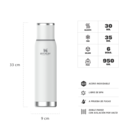 Termo Stanley Adv To - Go 1.3lts Polar Ctapn Cebador - Miniatura 3
