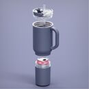 Vaso Asobu Duplex 660 ml  360 ml - Slate Grey - Miniatura 9