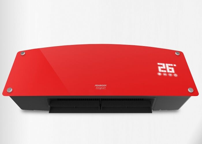 SPLIT CALOVENTOR PEABODY PE-CVU20R - ROJO, 2000W, C/CONTROL REMOTO, LAMPARA UV - IONIZADOR DE AIRE - Vista 2