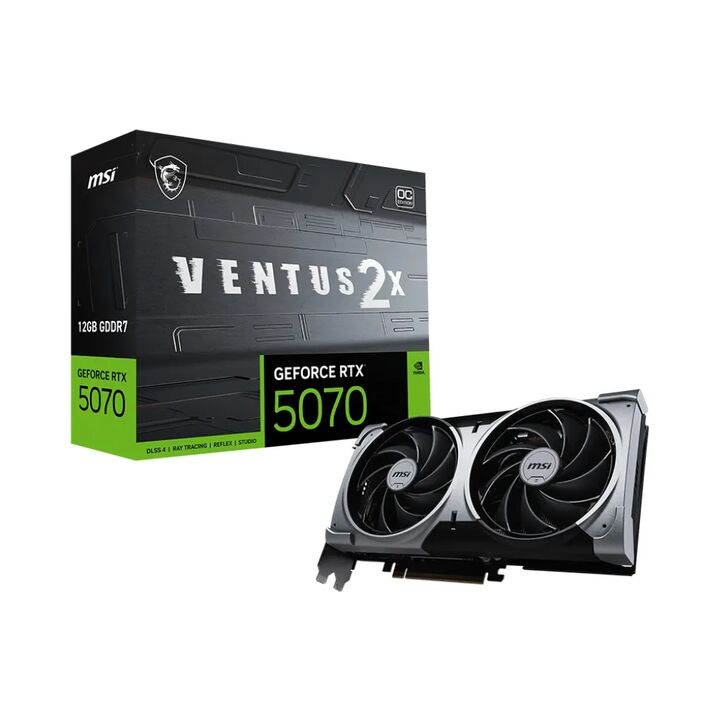 Placa de Video 12GB MSI RTX5070 Ventus 2x OC - Vista principal