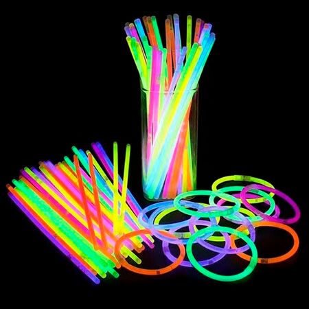 Pack de Pulseras Luminosas Químicas Ziyen De Neón X100