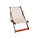 REPOSERA DE PLAYA EMC CON PATAS DE MADERA NATURAL (ECOPLAYA) - Miniatura 2