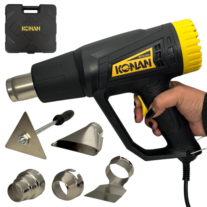 Pistola De Calor Konan 2000W Maletín + 5 Accesorios - Vista 1