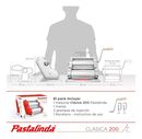 Maquina Pastalinda Clasica 200 Cromada 20cm Pastas Fideos - Miniatura 7