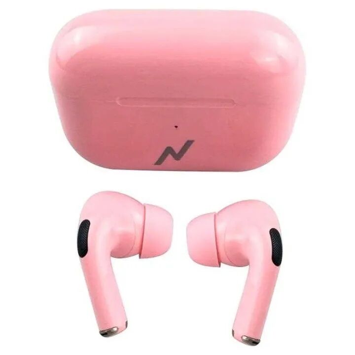 Auricular Bluetooth Twins Rosa Pro Noga NG-BTWINS 14 RS - Vista principal