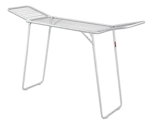 TENDEDERO HILGERT PLEGABLE CON ALAS ACERO BLANCO - Vista principal