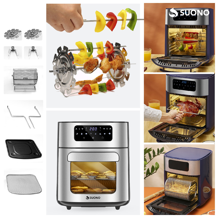 Freidora airfryer digital 10 lts Suono - Vista 2