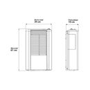 CALEFACTOR COPPENS PELTRE ACERO 2500 kcal/h - TB, MG, C/SALIDA IZQ. - Miniatura 2