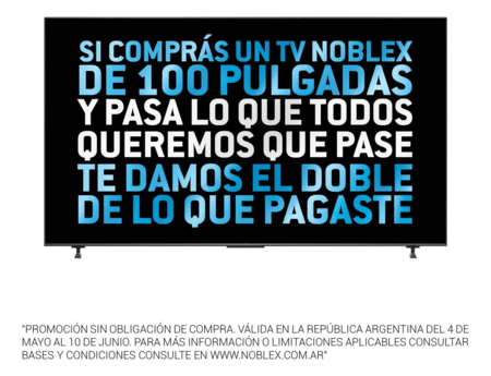 Tv NOBLEX 100 pulgadas QLED Black Series