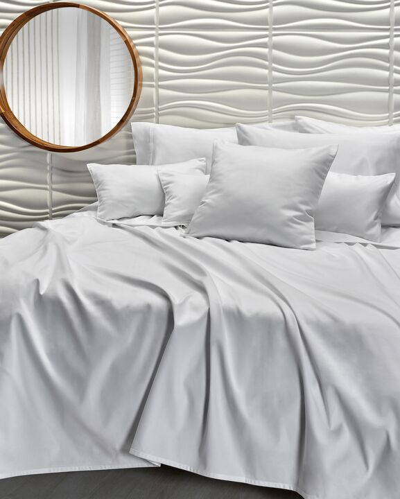 Juego De Sabanas Danubio 1000 hilos - King - Color Blanco - Vista 4