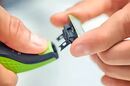Afeitadora Philips OneBlade QP2521 verde lima y gris marengo 220V - Miniatura 9