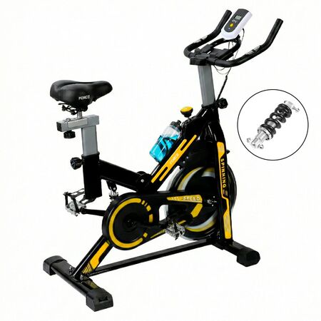 Bicicleta Fija Force By Gadnic THG799 Spinning Hasta 120 Kg Volante de Inercia 6 Kg