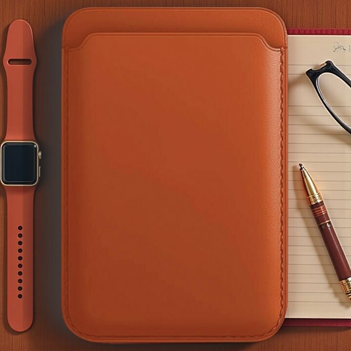 Tarjetero Magnético para celular Klasse. ( COLOR MARRON) (KS1501BR) - Vista 4